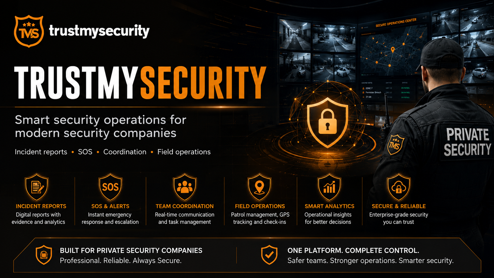 TrustMySecurity strengthens field operations with faster reporting, visibility and response workflows